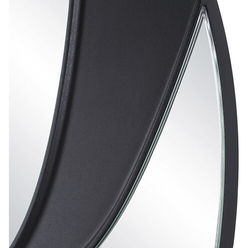 Dansk 24 X 24 inch Textured Matte Black Wall Mirror
