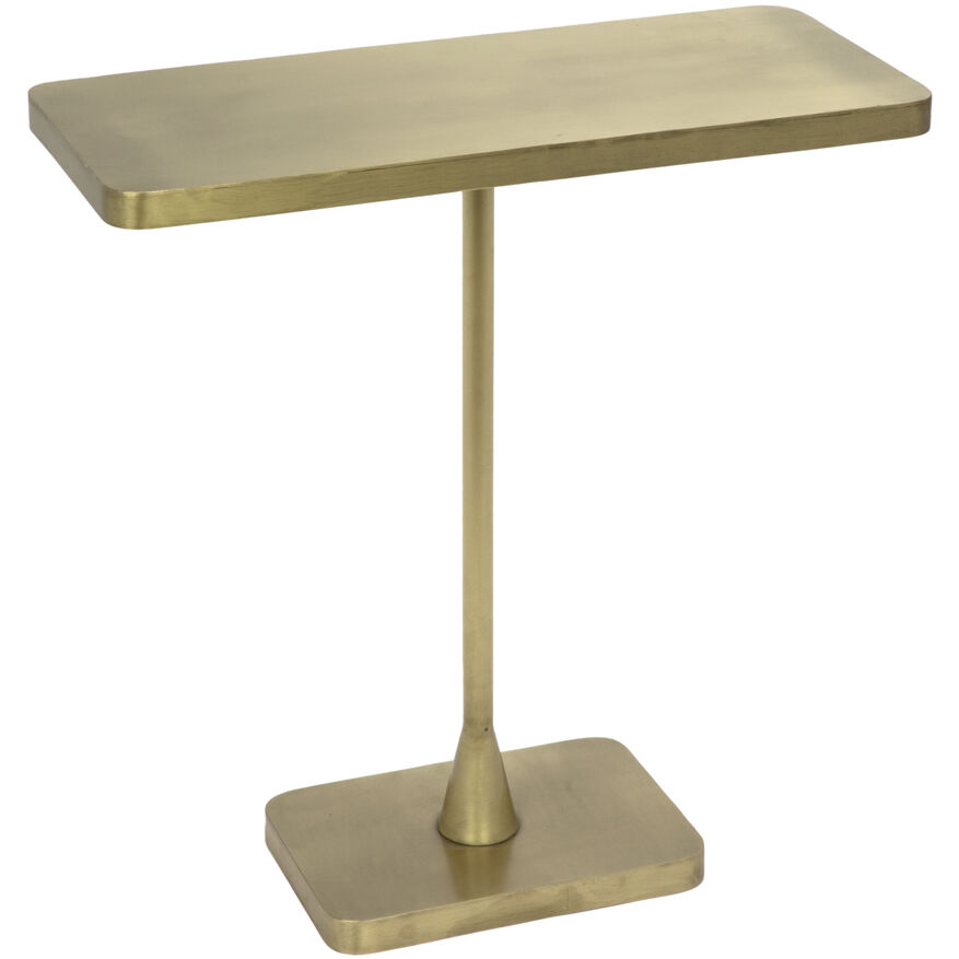 Hild 25 X 24.5 inch Antique Brass Side Table