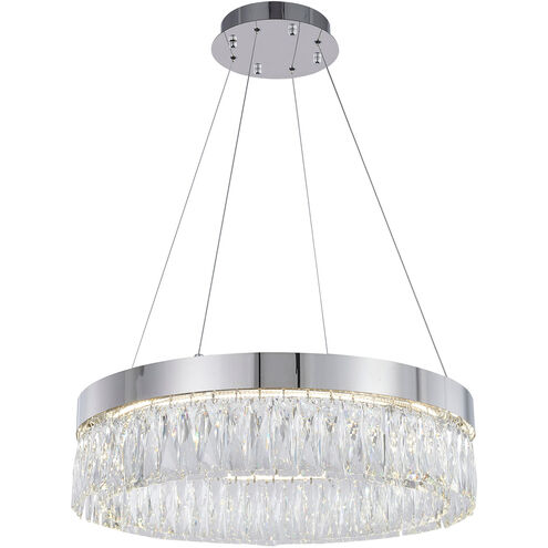 Canada LED 24 inch Chrome LED Chandelier Ceiling Light