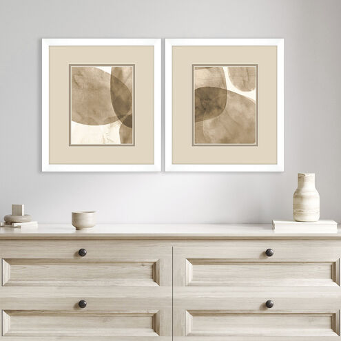 Neutral Object Brown and Beige and Neutral Framed Art