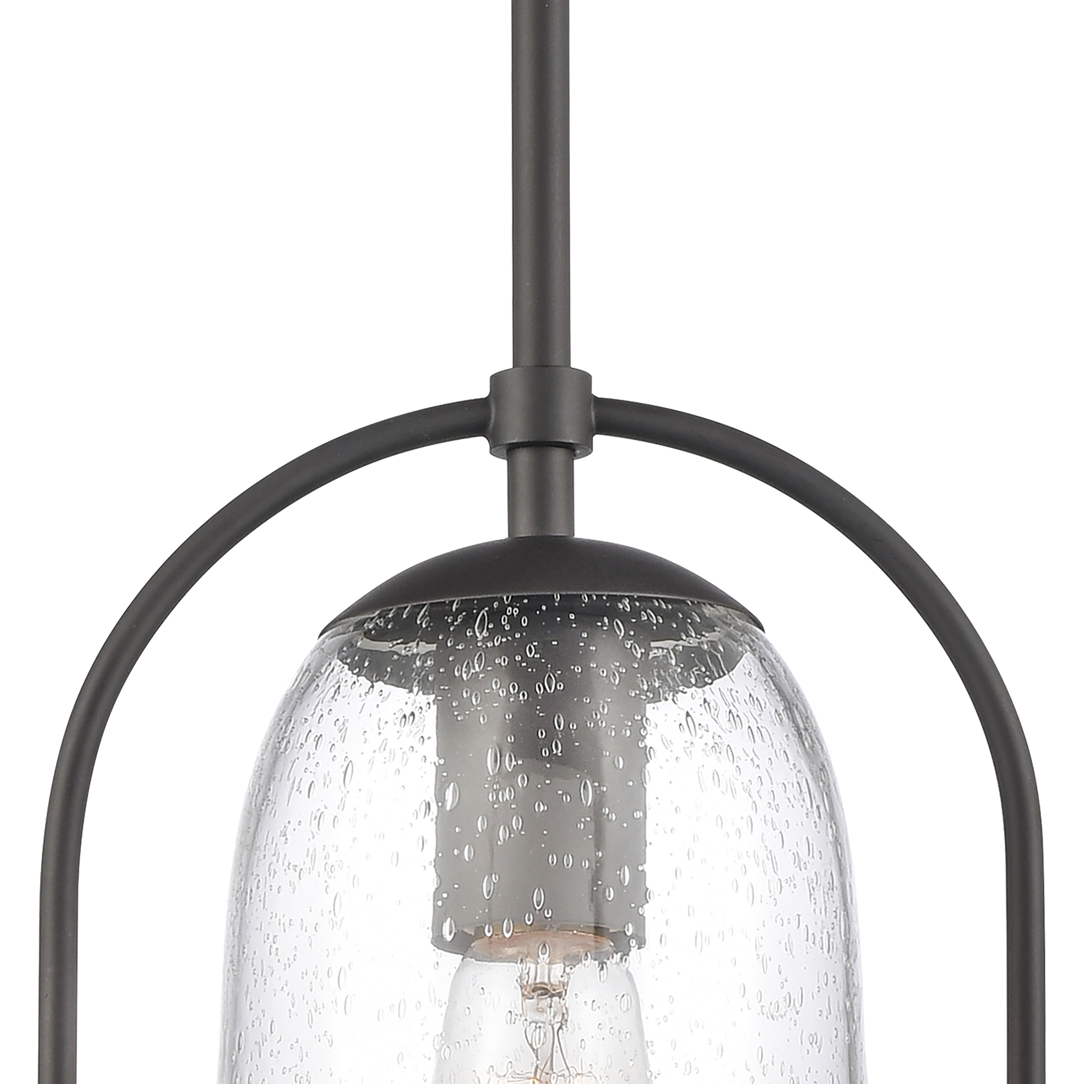 Connection 1 Light 8 inch Oil Rubbed Bronze Mini Pendant Ceiling Light