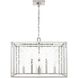 AH by Alexa Hampton Erro 8 Light Polished Nickel Pendant Ceiling Light