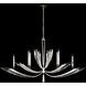 Vol de Cristal 6 Light 46 inch Silver Chandelier Ceiling Light