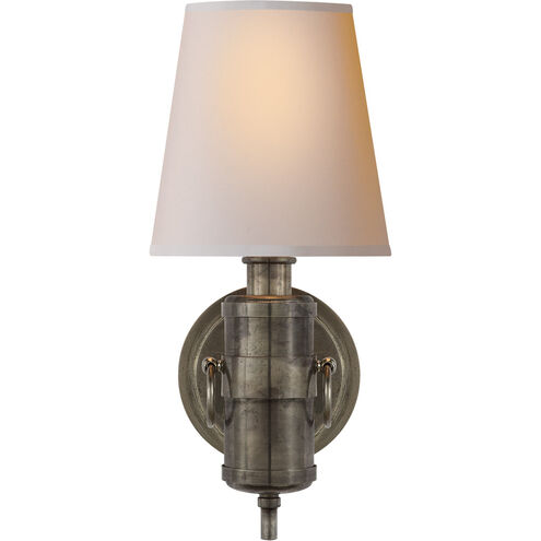 Visual Comfort Thomas O'Brien Jonathan 1 Light 6 inch Sheffield Silver Decorative Wall Light TOB2730SHS-NP - Open Box