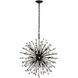 Suzanne Kasler Lys LED 31.25 inch Bronze and Alabaster Chandelier Ceiling Light