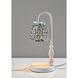 Gabby 13.5 inch 50 watt White Candle Warmer Desk Lamp Portable Light, Simplee Adesso