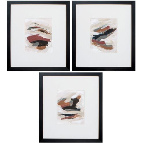 Abstract Collection Brown Framed Art