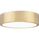 Coronado LED 16 inch Modern Gold Flush Mount Ceiling Light