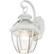Monterey 1 Light 13 inch White Outdoor Wall Lantern