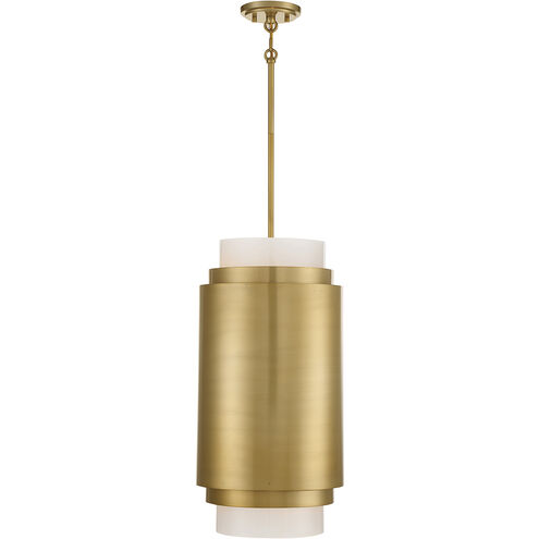 Beacon 3 Light 12 inch Burnished Brass Pendant Ceiling Light