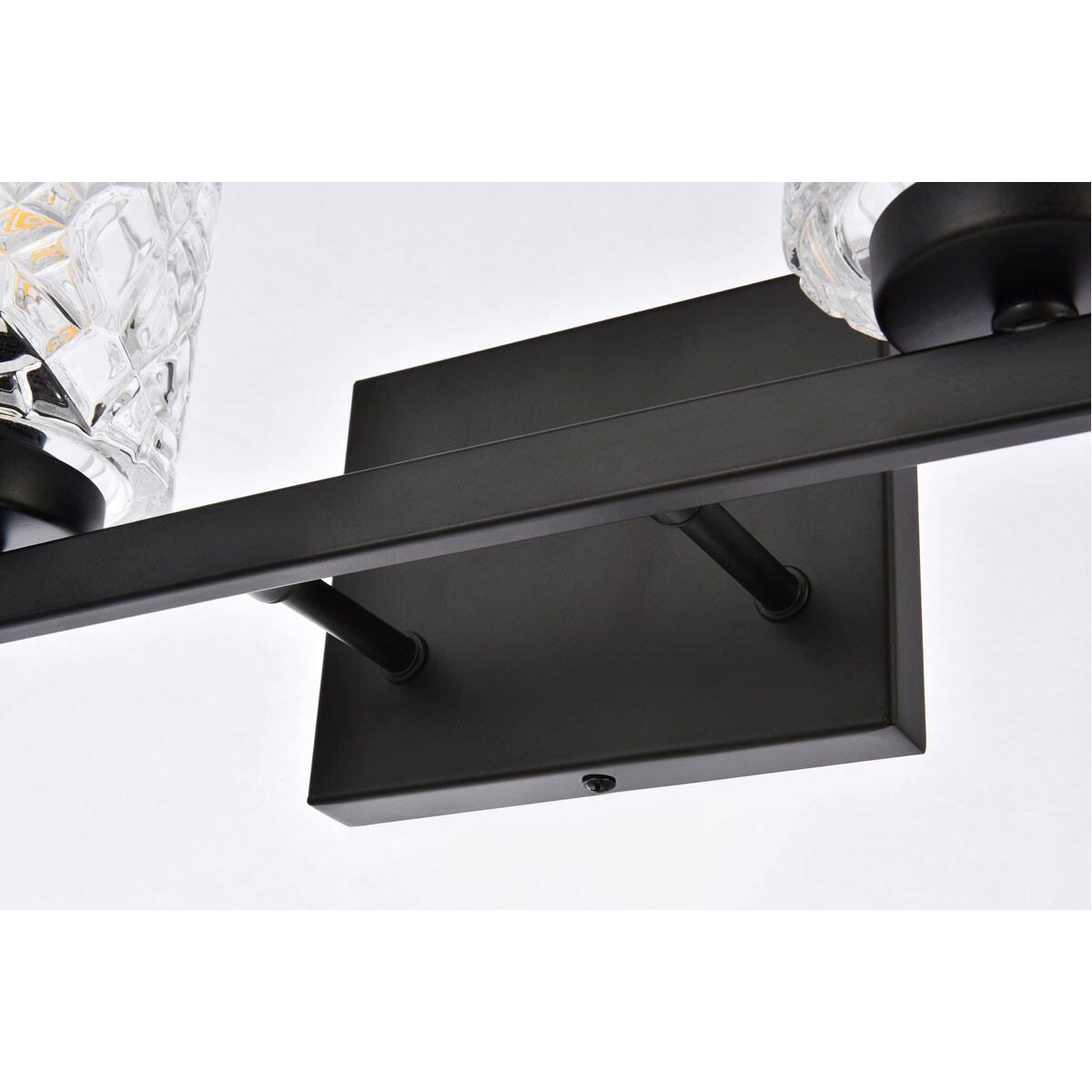 Cassie 2 Light 14 inch Black Bath Sconce Wall Light