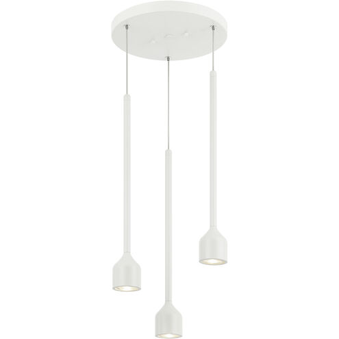 Lumenagio LED White Pendant Ceiling Light
