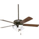 AirPro 52 inch Weathered Bronze Ceiling Fan in Oak/Dark Teak