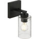 Ellie 1 Light 4.75 inch Matte Black Wall Sconce Wall Light