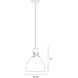Sean Lavin Brynne LED 14.13 inch Matte Black Pendant Ceiling Light