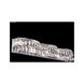 Zoe 8 Light 33 inch Silver Vanity Light Wall Light