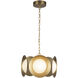 Cleo LED 16 inch Brushed Gold Chandelier Ceiling Light