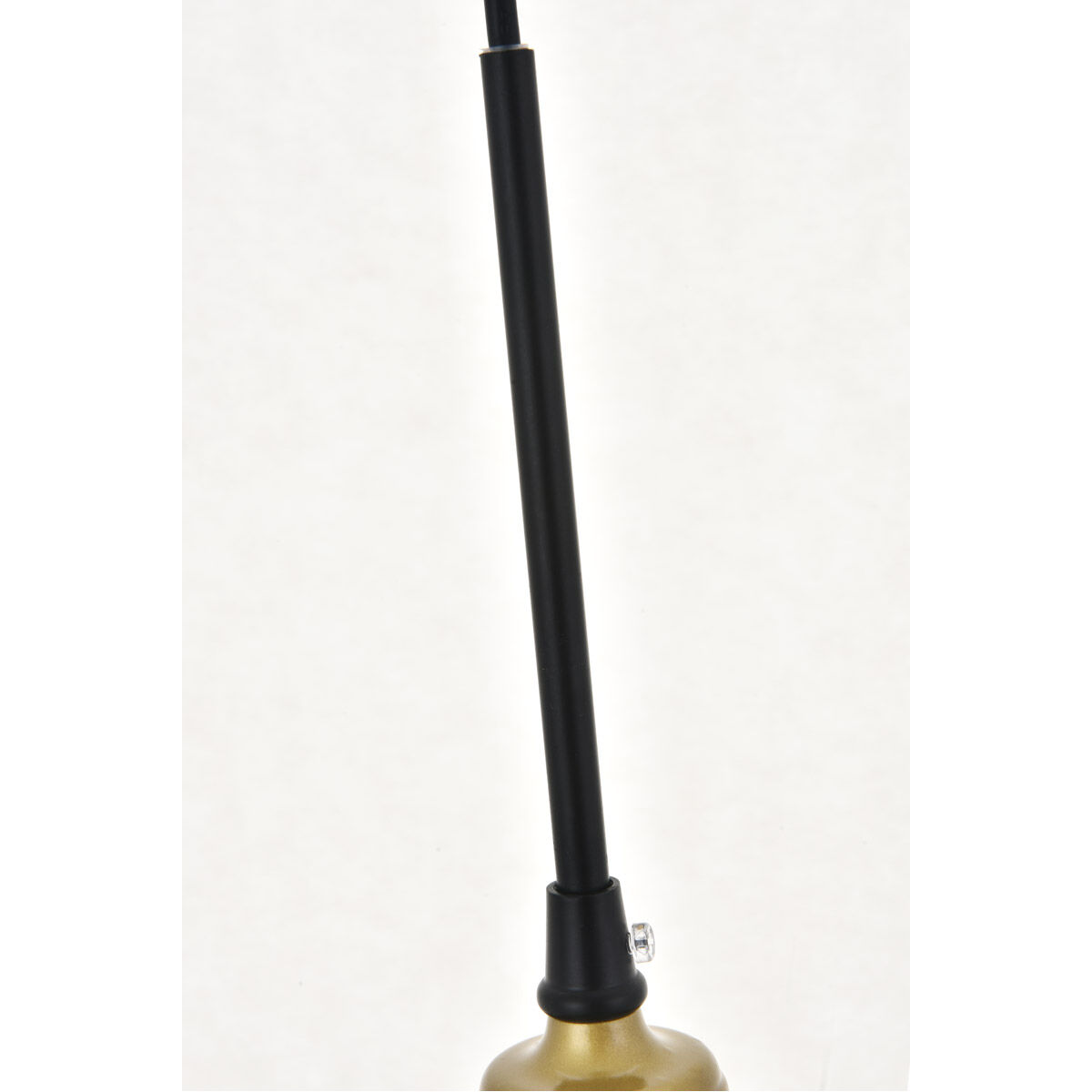 Etude 3 Light 19.3 inch Brass and Black Pendant Ceiling Light