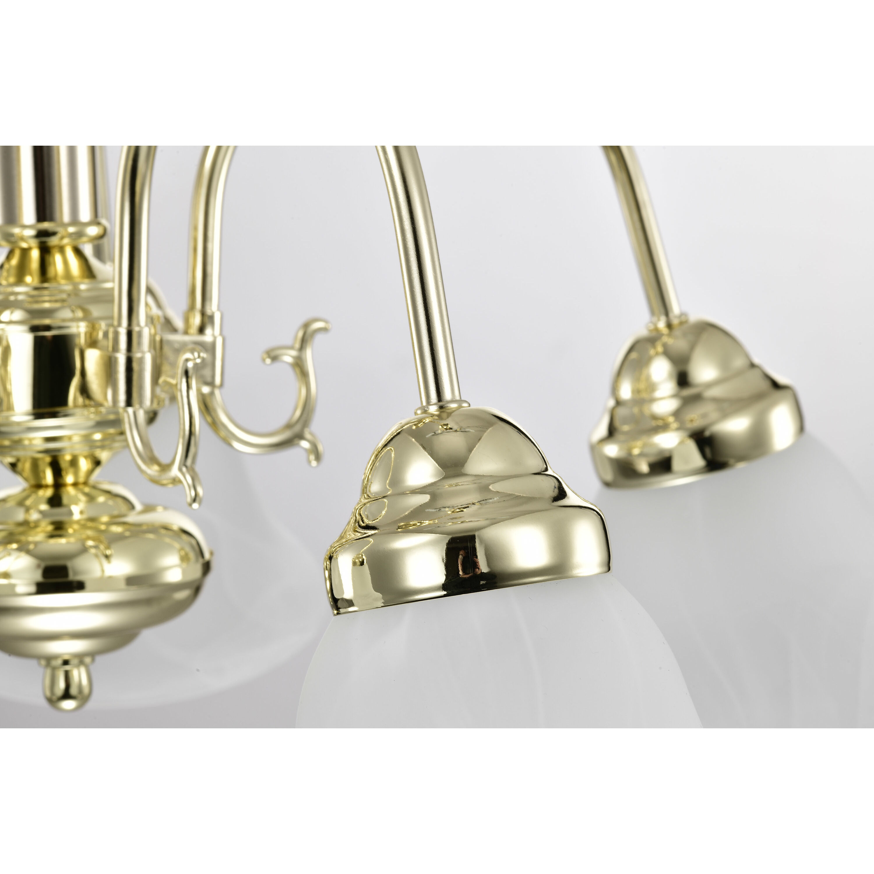 Ballerina 5 Light 24 inch Polished Brass Chandelier Ceiling Light 