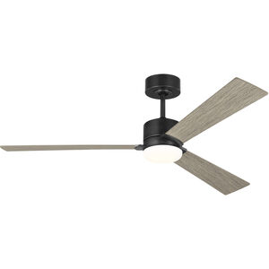 Rozzen 52 inch Aged Pewter with Light Grey Weathered Oak Blades Ceiling Fan