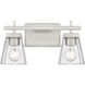 Lauren 16 X 6.5 X 8.5 inch Brushed Nickel Vanity