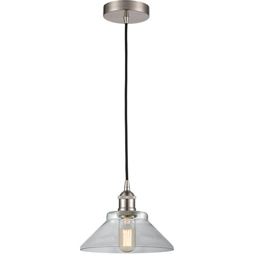 Edison Orwell 1 Light 8 inch Brushed Satin Nickel Mini Pendant Ceiling Light