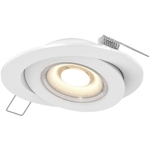 Pivot White Regressed in 3000K, Flat Gimbal Light