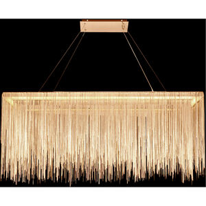 Fountain Ave LED 12 inch Gold Hanging Chandelier Ceiling Light