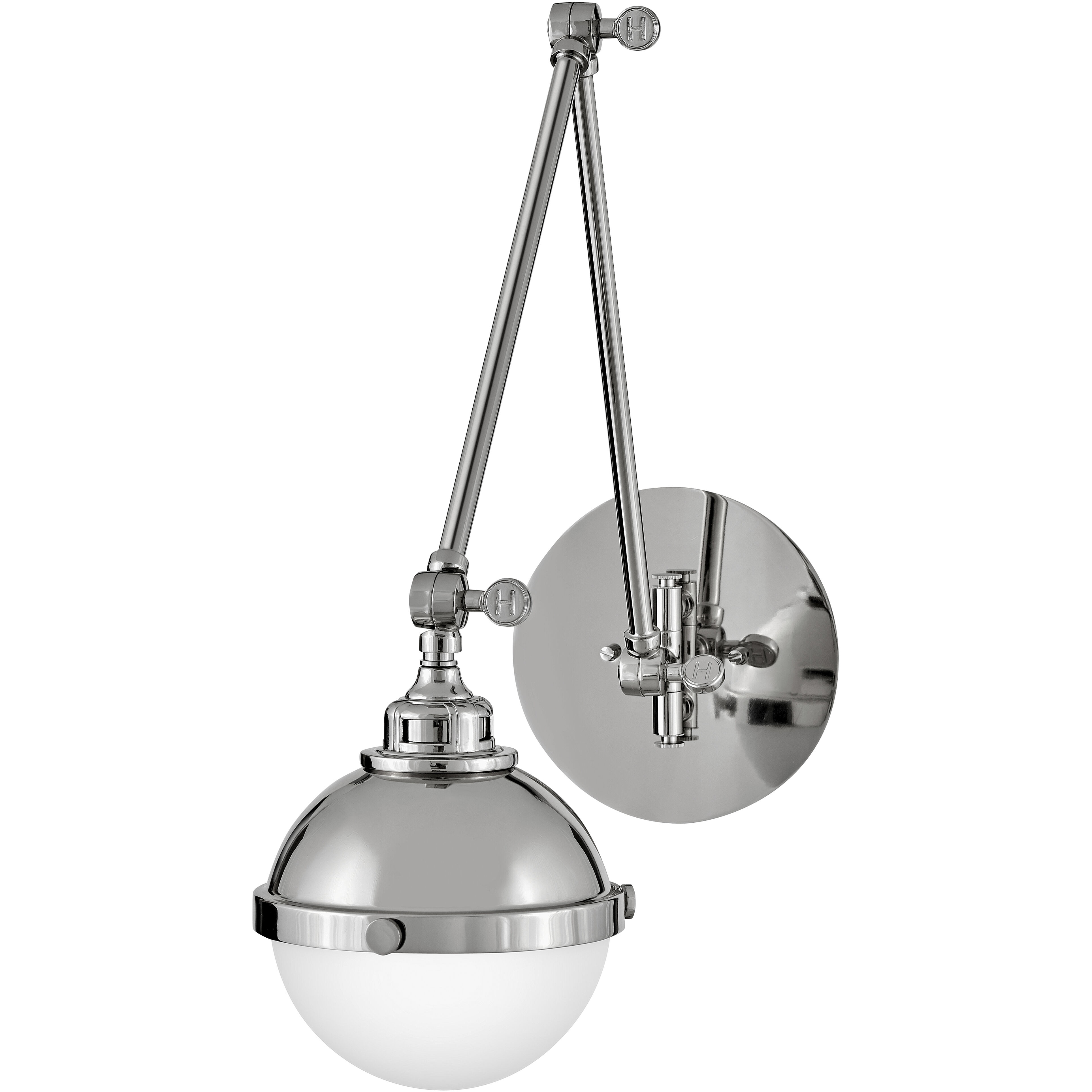 Fletcher 1 Light 7 inch Polished Nickel Indoor Wall Sconce Wall Light