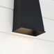 Ansel LED 12.5 inch Black Outdoor Wall Lantern