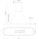 Eerie LED 59 inch Black Pendant Ceiling Light