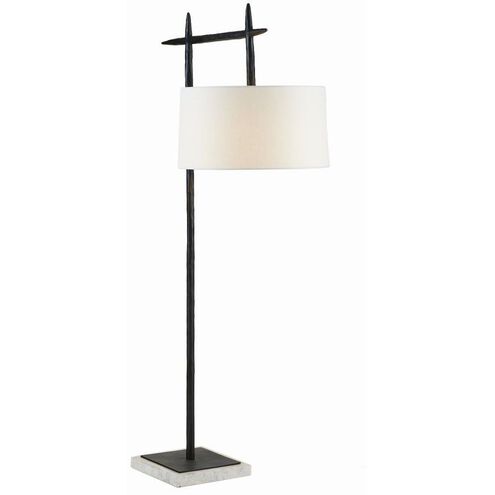 Eileen 60.00 watt Blackened Iron Floor Lamp Portable Light