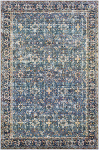 Erin 35 X 24 inch Deep Teal Rug in 2 x 3, Rectangle