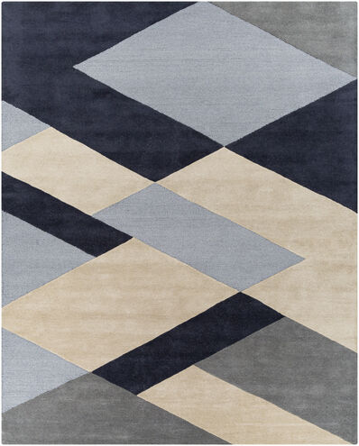 Kennedy 120 X 96 inch Ink Blue Rug in 8 x 10, Rectangle