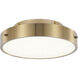 Canada LED 12 inch Brass Flush Mount Ceiling Light