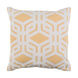 Millbrook 20 X 20 inch Mustard and Ivory Pillow
