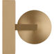 Weston LED 34 inch Satin Brass Vanity Light Wall Light