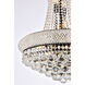 Primo 14 Light 20 inch Black and Clear Chandelier Ceiling Light