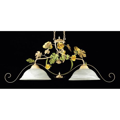 Joshua 2 Light Brown Semi Flush Mount Ceiling Light