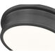 Bentley LED 16 inch Matte Black Flush Mount Ceiling Light