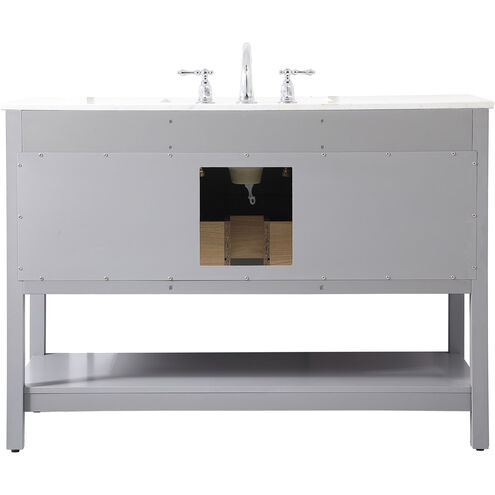 Sinclaire 48 X 22 X 34 inch Gray Vanity Sink Set
