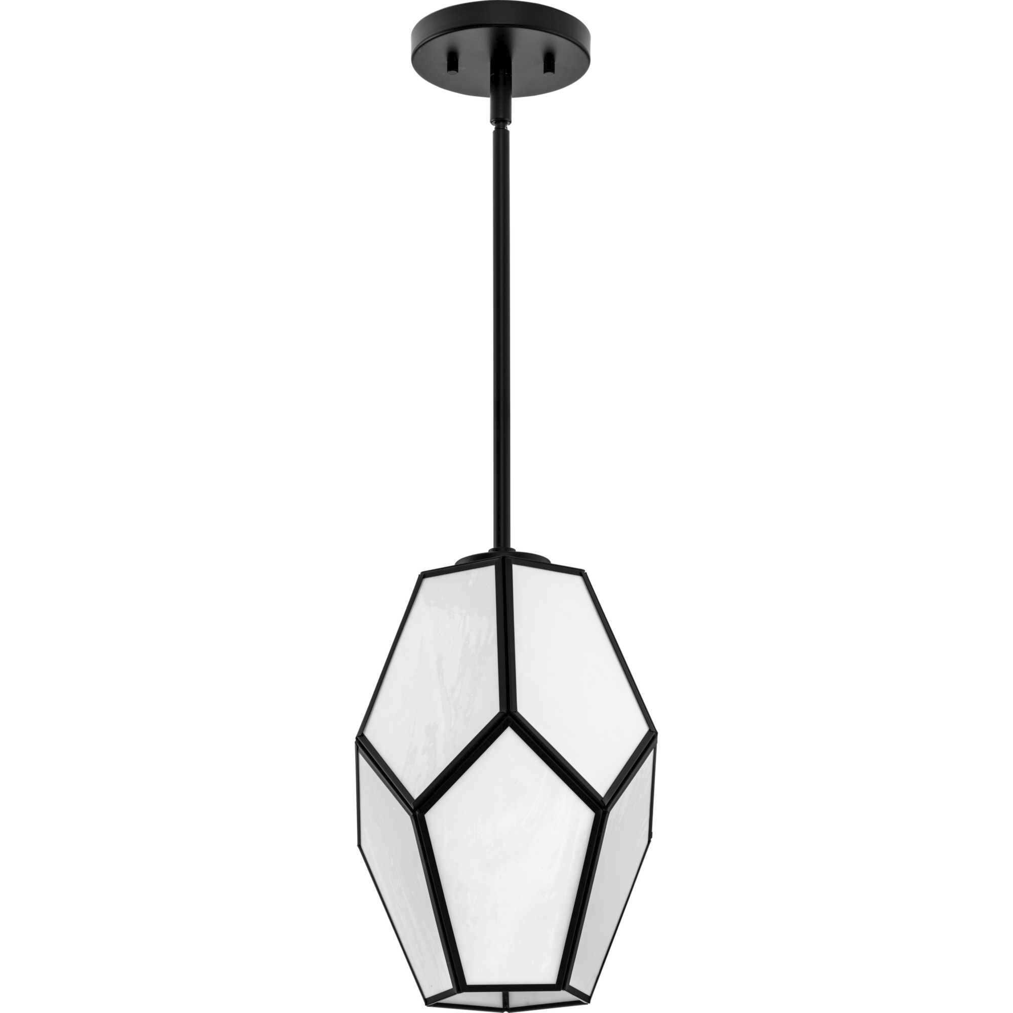 Latham 1 Light 9 inch Matte Black Pendant Ceiling Light