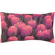 Decorative Pillows 20 inch Dark Purple, White, Dark Green, Bright Pink Pillow Kit