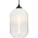 Omega 12 1 Light Black Cord Pendant Ceiling Light