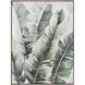 Musa II Green with Off White and Champagne Gold Framed Wall Art