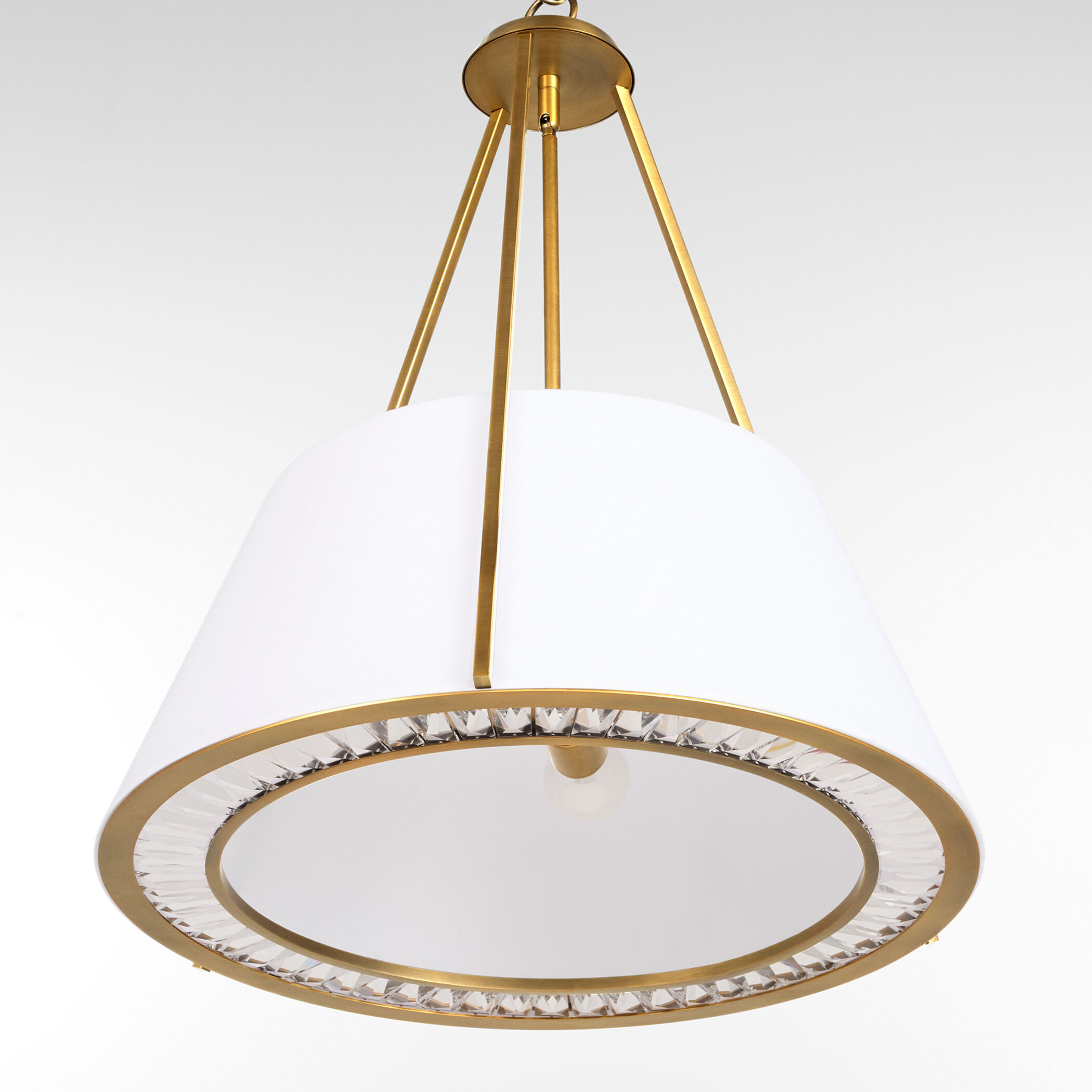 Gorham 4 Light 23 inch Brushed Brass Pendant Ceiling Light