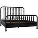 Bachelor Hand Rubbed Black Bed, Eastern King