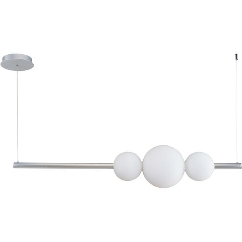 ORB LED 8.7 inch Brushed Aluminum Pendant Ceiling Light