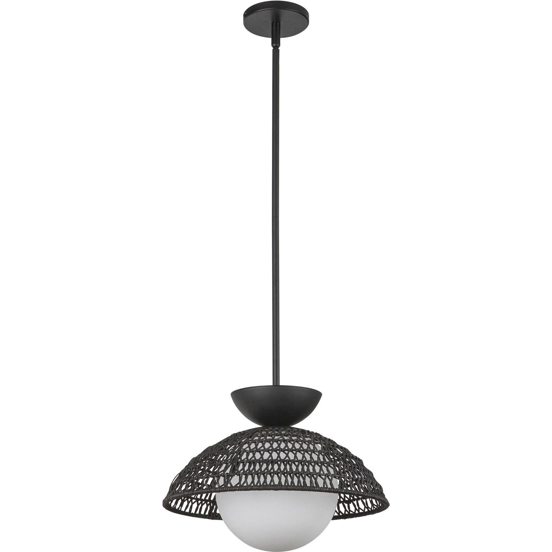 Alora Mood Perth Pendant Ceiling Light in Matte Black