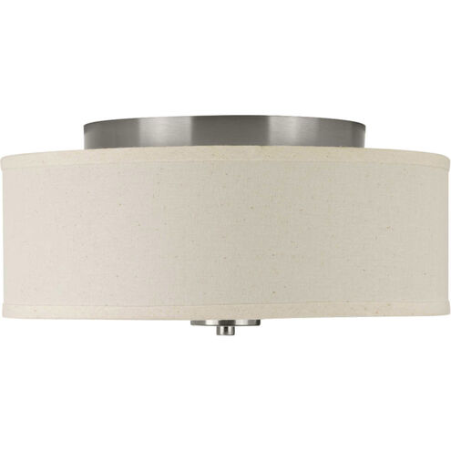 Inspire LED LED 13 inch Brushed Nickel Flush Mount Ceiling Light, Progress LED